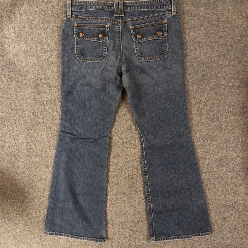 GAP Women's Original Low Rise Flare Blue Jeans Sz 12x30 - Picture 5 of 8
